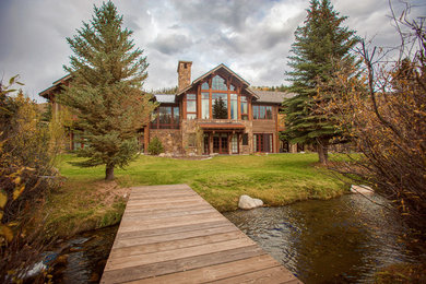 Example of a trendy exterior home design in Denver