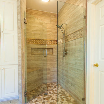 Travertine Bathroom & Shower