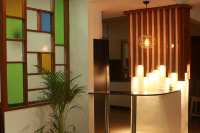Inspiration for a contemporary living room remodel in Hyderabad