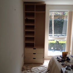 Double wardrobe with inbuilt drawers - Chests of Drawers