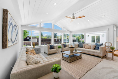 Sunroom - transitional sunroom idea in San Francisco