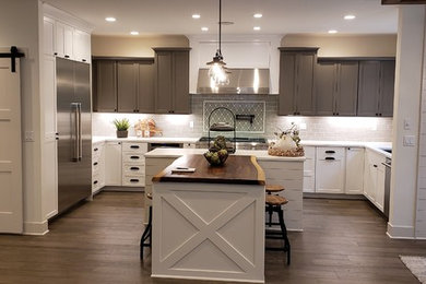 Inspiration for a country kitchen remodel in Seattle