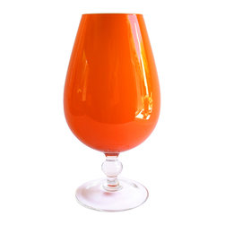 EMPOLI ORANGE GOBLET - Vases