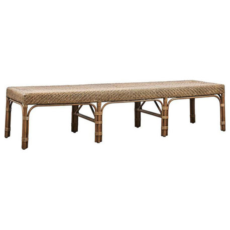 Luis Rattan Bench, Antique