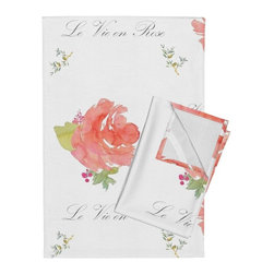 La Vie en Rose Tea Towels - Dish Towels