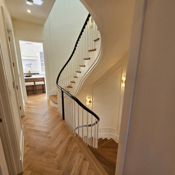 Project #131 | Three-Story Elliptical Staircase in Historic Home
