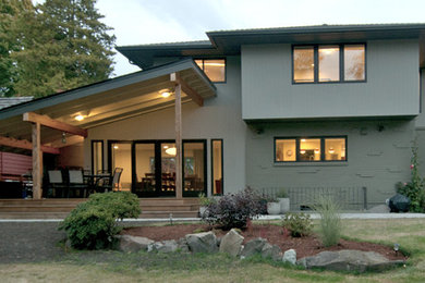 Trendy exterior home photo in Seattle
