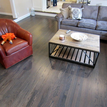 Smithtown: INSTALL NEW & REFINISH EXSTING W EBONY/GRAY BLEND & BONA TRAFFIC HD