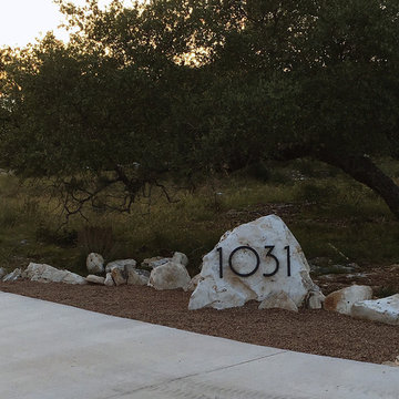 modern house numbers - customer photos