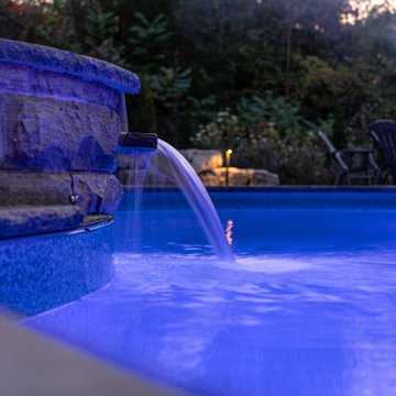 Custom Pool, Spa & Cabana Backyard Retreat
