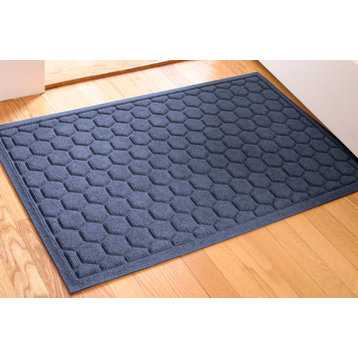 Aqua Shield 2'x3' Honeycomb Doormat, Navy