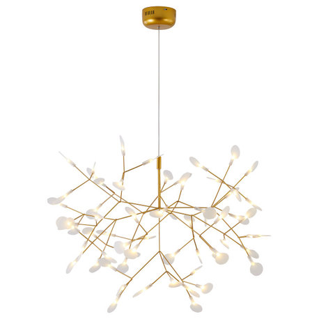 LED Chandelier, Gold
