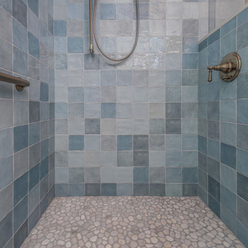 Arizona Tile Flash Light Blue Shower Tile Walls
