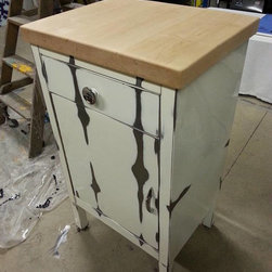 Vintage Kitchen Cabinet/Cutting Board (restored) - Kitchen Cabinetry