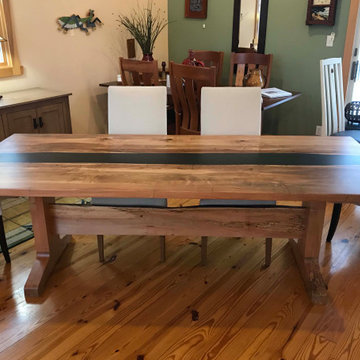 Spalted Maple River-Top Dining Table