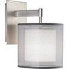 Robert Abbey Saturnia Wall Sconce, Stainless Steel