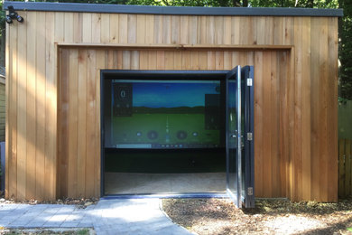 This is an example of a contemporary home in Surrey.