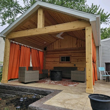 Doylestown OH Covered Porch/Patio Freestanding w/ Gable Roof