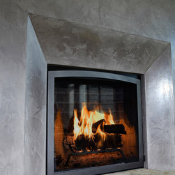 Contemporary Lagoon Abode - Indoor Fireplaces