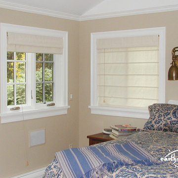 Bedroom Organic Hemp Roman Shade