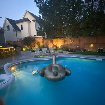 Backyard pool