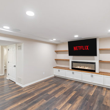 Traditional/Transitional Basement Finish Leawood, KS