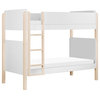 TipToe Bunk Bed, White and Washed Natural