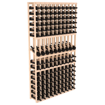 10 Column Display Row Wine Cellar Kit, Pine, Unstained