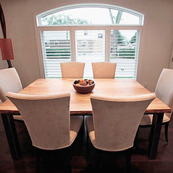 Elm Live Edge Dining Table - Dining Tables