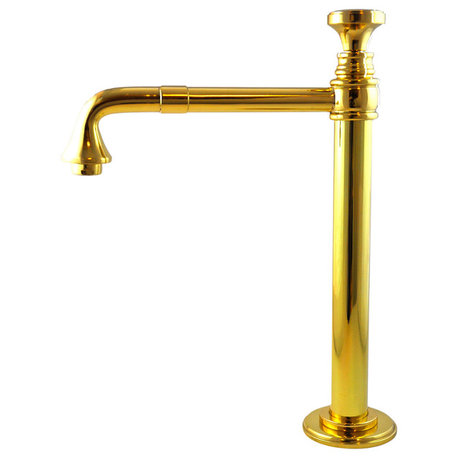 Roma Bar Faucet, Pewter