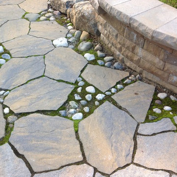North Brunswick, NJ. Stone paths, Patios and Butterflies