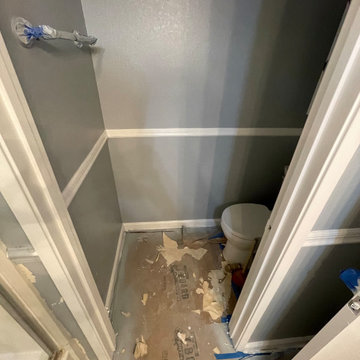 Condo Facelift, paint, smooth ceiling, can lights