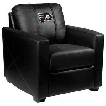 Philadelphia Flyers Stationary Club Chair Commercial Grade Fabric
