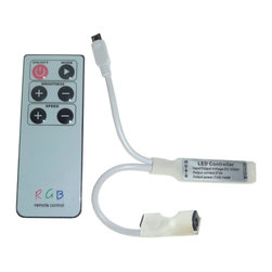 Inspired LED - RGB Color Changing LEDs - Mini RGB Controller with IR Remote - Timers And Lighting Controls