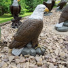 Ozark Eagle Concrete Statue in Detail Painted  Finish