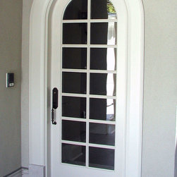 True Divided Lite Archtop Door - Windows