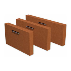 Corten Steel Free-standing Pond Wall - Fountain & Pond Accessories