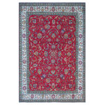 Bareens Designer Rugs - Vintage Antique Persian Tabriz Fletcher Wool Rug - Create a new dimension of style in your space with this breath-taking antique hand knotted Persian rug. Made in Iran, this gorgeous hand-knotted rug features all vegetable dyes and 100% wool, adding luxurious texture and appearance. This gorgeous antique rug features an intricate design with a unique detailed border. Featuring an awe-inspiring color pallet and an intricate design handmade by skilled artisans is a great addition to any decor. Bring luxury and extravagance to your living space with this luxurious rug.