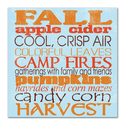 DDCG - Harvest Woods Canvas Wall Art, 20"x1.25"x20" - Prints And Posters