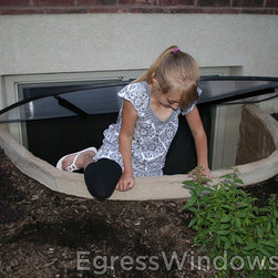 Elite Egress Window Well in Tan - Windows And Doors