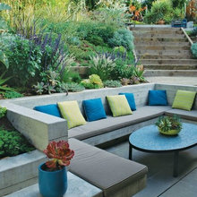 Retaining Wall with Bench Ideas