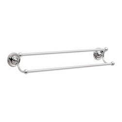 Smedbo VILLA 24" Double Towel Bar K2364 - Bathroom Accessories