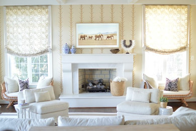 Example of a classic family room design in DC Metro