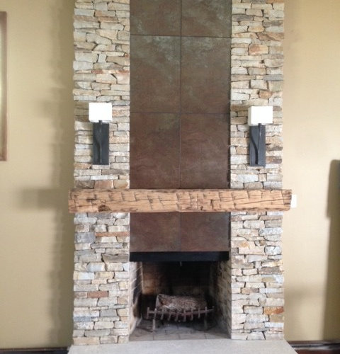 Rustic Decor Fireplace Mantels