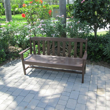 OUTDOOR FURNITURE TEAK AND POLYMER