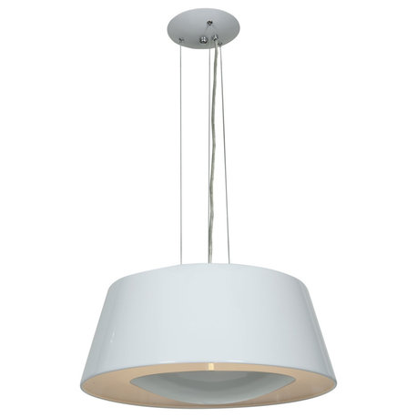 Access Lighting SoHo Pendant 23765-GWH, Glossy White