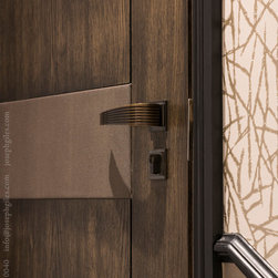 Joseph Giles WILLIAMSON dark bronze lever handle - Door Handles