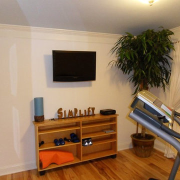 Yoga, exercise room