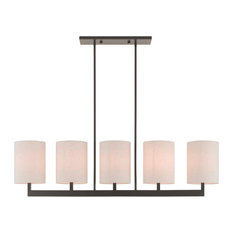 Livex Lighting Hayworth Bronze Light Linear Chandelier