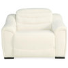 Ashley Furniture Next-Gen Gaucho Faux Leather Power Recliner in White